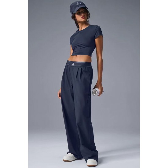 Alo High waisted women's yoga casual straight leg casual pants