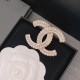 Chanel Pearl full diamond brooch