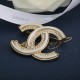 Chanel Vintage classic diamond studded brooch