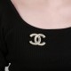 Chanel Vintage classic diamond studded brooch