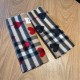 BURBERRY Classic European and American British Love Printed Checkered Scarf Male and female couple's wool tassel thick scarf