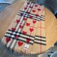 BURBERRY Classic European and American British Love Printed Checkered Scarf Male and female couple's wool tassel thick scarf