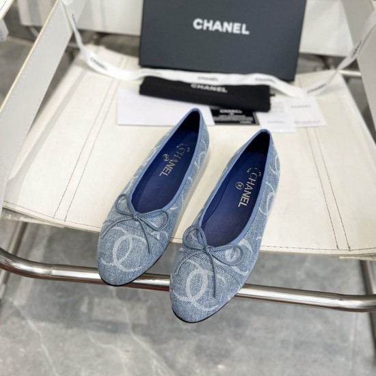 Chanel Classic Versatile Series Butterfly Flat Ballet Single Shoes