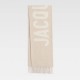 2024 autumn and winter new jacquemus wool scarf letter jacquard logo tassel shawl unisex scarf