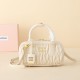 Miumiu high-end pleated fashionable bowling single shoulder diagonal cross women's bag