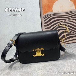 Celine LOGO Triumphal Arch Buckle classics shoulder bag