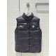 MONCLER 2024 New Badia Ladies' standing collar sleeveless down jacket Warm Men women's vest jacket