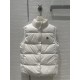 MONCLER 2024 New Badia Ladies' standing collar sleeveless down jacket Warm Men women's vest jacket