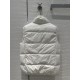 MONCLER 2024 New Badia Ladies' standing collar sleeveless down jacket Warm Men women's vest jacket