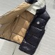 MONCLER 2024 New Badia Ladies' standing collar sleeveless down jacket Warm Men women's vest jacket