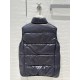 MONCLER 2024 New Badia Ladies' standing collar sleeveless down jacket Warm Men women's vest jacket