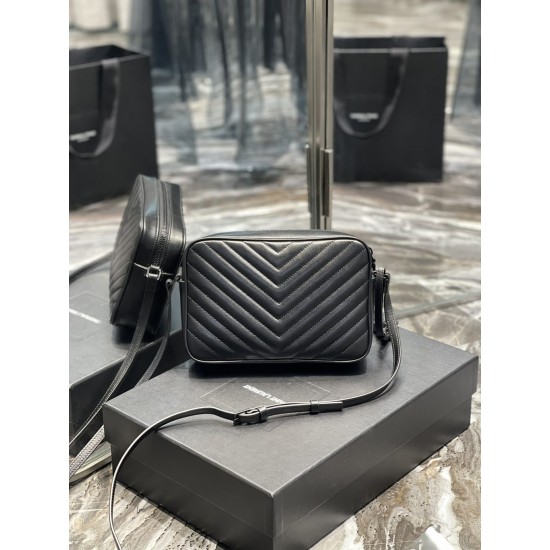 Saint Laurent Fashion Baita Tassel Shoulder Camera Diagonal Cross Small Square Bag