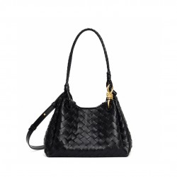 Bottega Veneta AAAAA+ Andiamo Parachute Cowhide woven shoulder bag Knot multi-purpose handbag