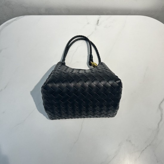 Bottega Veneta AAAAA+ Andiamo Parachute Cowhide woven shoulder bag Knot multi-purpose handbag