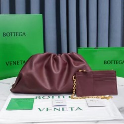 Bottega Veneta Smooth cowhide soft folding cloud The Pouch clutch