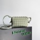 Bottega Veneta Woven texture camera bag High quality sheepskin drawstring zipper Shoulder bag