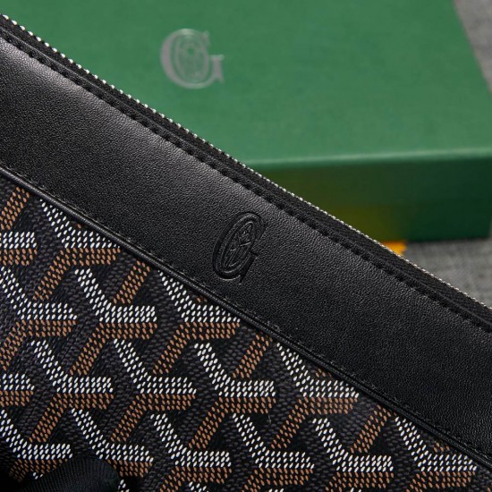 Goyard 4 layer Real leather zipper Long Wallet