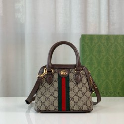 Gucci Ophidia Series GG Mini Handbag Decorative woven belt shell bag Crossbody Bag