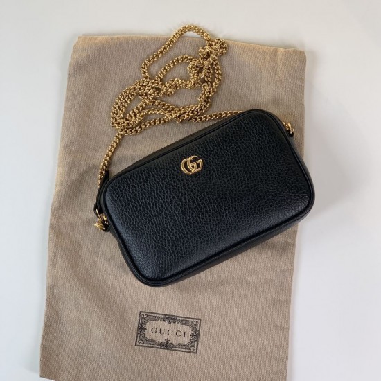 GUCCI GG Marmont chain Mini shoulder bag