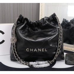 Chanel 22 bag Leisure drawstring cowhide high-capacity shopping bag