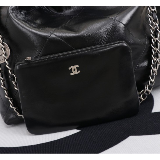 Chanel 22 bag Leisure drawstring cowhide high-capacity shopping bag