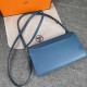 Hermes  Constance H-letter buckle shoulder bag Palm print cowhide Flip over crossbody bag