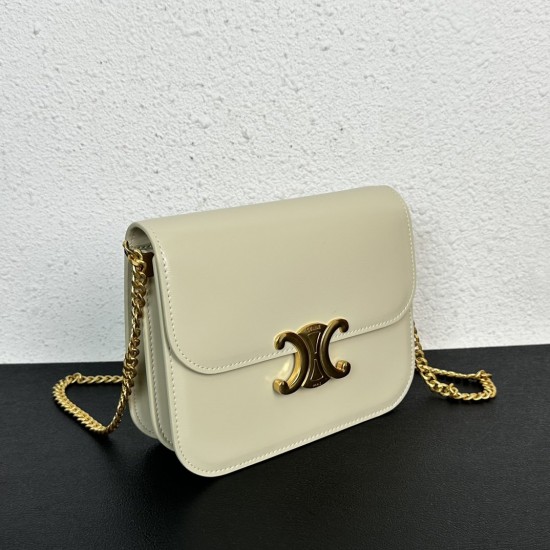 Celine COLLEGE TRIOMHE Chain envelope shoulder bag