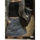 Chanel Small size sheepskin Clutch 24  hobo bag high-capacity armpit pouch Two chains Foldable Single handbag