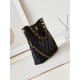 Chanel Small size sheepskin Clutch 24  hobo bag high-capacity armpit pouch Two chains Foldable Single handbag