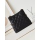 Chanel Small size sheepskin Clutch 24  hobo bag high-capacity armpit pouch Two chains Foldable Single handbag