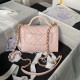 Chanel AAAAA+ Top quality Sheepskin flip shoulder bag Metal arched handle chain shoulder strap crossbody bag