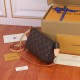 LV Classic old pattern mahjong bag Retro style shoulder bag