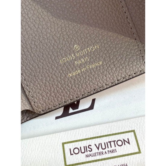 LOUIS VUITTON Monogram Empreinte Soft grain leather Banknotes wallet  Screen printing embossing Short purse moneybag