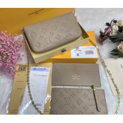 LV Trendy 3-in-1 fashionable casual crossbody bag, single shoulder crossbody chain bag