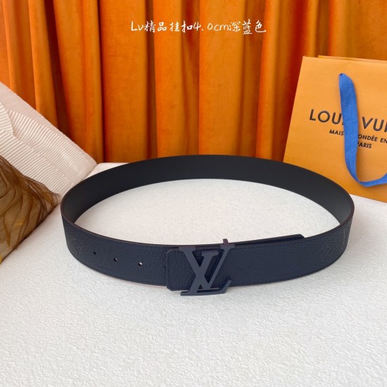 LV Designer's high-end embossed belt