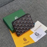 Goyard Zipper Short Wallet Men's and Women's Same Wallet Real Leather Card Bag Zipper Zero Wallet Casual Print Bag