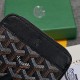 Goyard Zipper Short Wallet Men's and Women's Same Wallet Real Leather Card Bag Zipper Zero Wallet Casual Print Bag