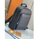 Adrian backpack with genuine leather notebook computer