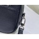 Genuine leather business men's small square bag, casual camera bag, fashionable and versatile small and compact handbag