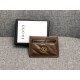 GUCCI Real leather credit card bag, postcard bag, zero wallet