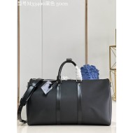 Black KEEPALL 50cm checked Men's and women's travel bags