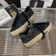 Golden Goose DB Hi Star Thick sole with black shiny sequins