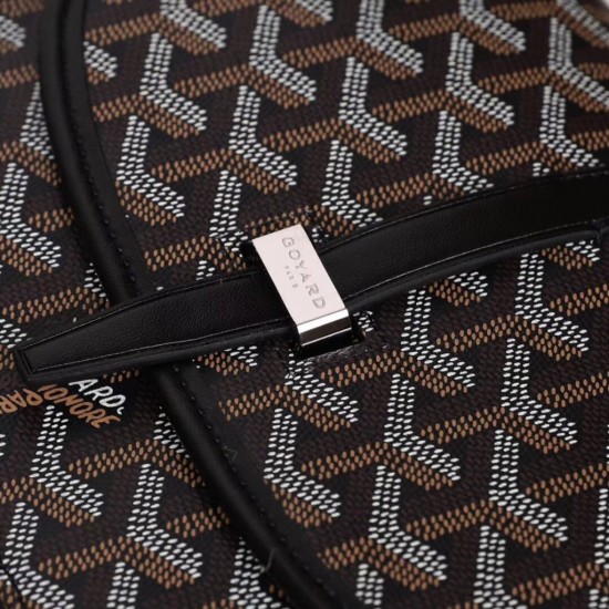 Goyard Buckle Genuine Leather Women's Bag Shopping Bag