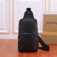 LV Avenue shoulder bag made of canvas fabric