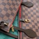 Brown Checkered And Black Checkered Neverfull Medium Handbag