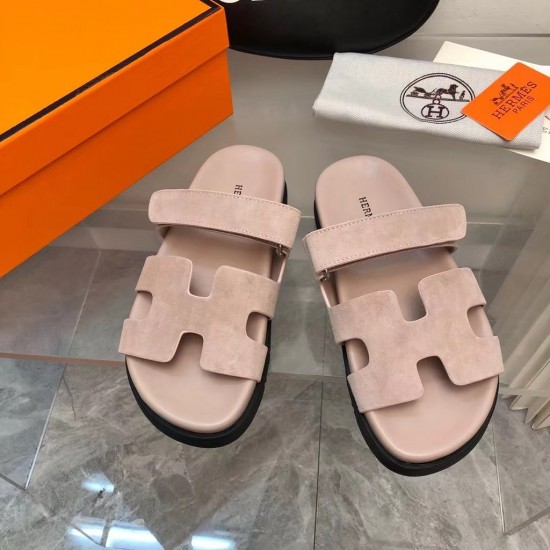 Hermes Unisex Spring/Summer New Sandals High Quality Slippers