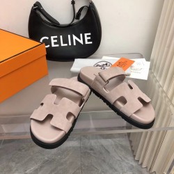 Hermes Unisex Spring/Summer New Sandals High Quality Slippers