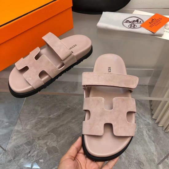 Hermes Unisex Spring/Summer New Sandals High Quality Slippers