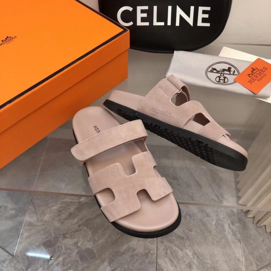 Hermes Unisex Spring/Summer New Sandals High Quality Slippers